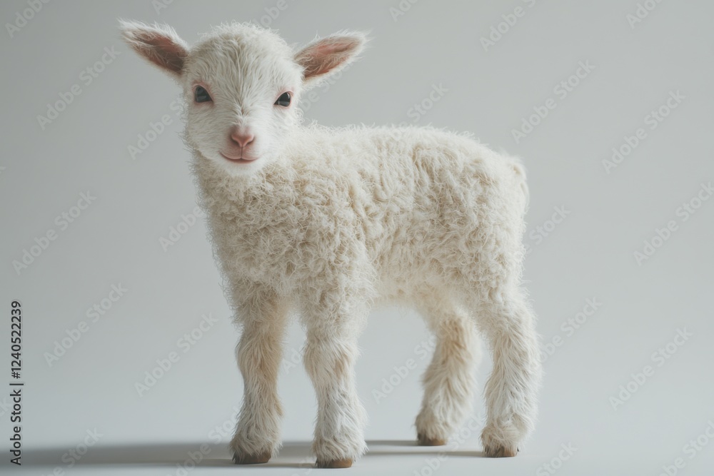 Adorable Lamb: A Portrait of Innocence Adorable Lamb: A Portrait of Innocence