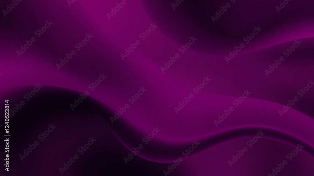 Obraz premium High-End Artistic Illustration Featuring Dark Pink Flowing Waves
