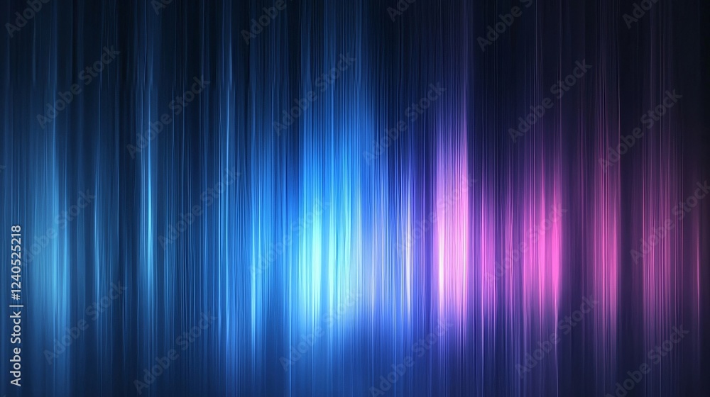 Abstract blue lines, iridescent design, 3d render, Generative AI Abstract blue lines, iridescent design, 3d render, Generative AI