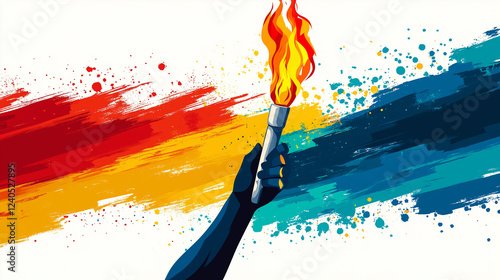 Olympic Games Olympic flame torch