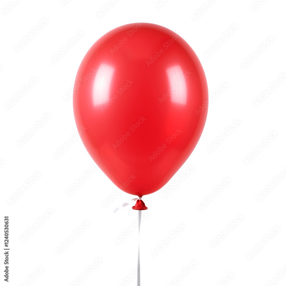 Red Balloon – Bright and Cheerful, Transparent Background Red Balloon – Bright and Cheerful, Transparent Background