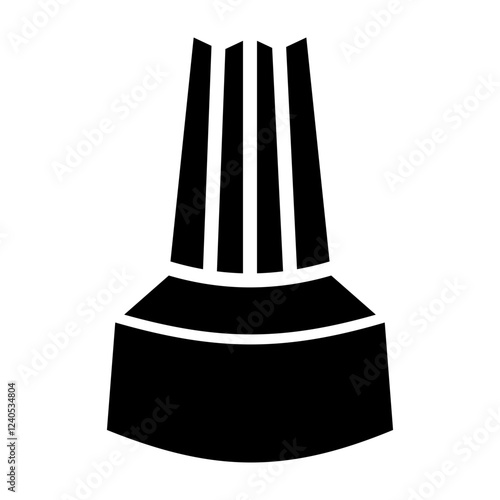 Wire Nuts Glyph Icon Design