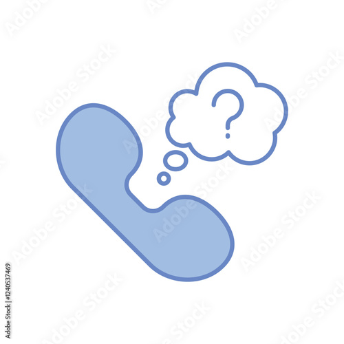 Help Line vector icon