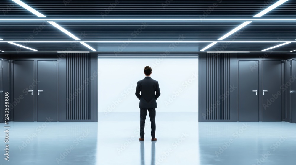 Innovative smart infrastructure in modern office corporate setting realistic photography minimalist environment professional perspective Innovative smart infrastructure in modern office corporate setting realistic photography minimalist environment professional perspective