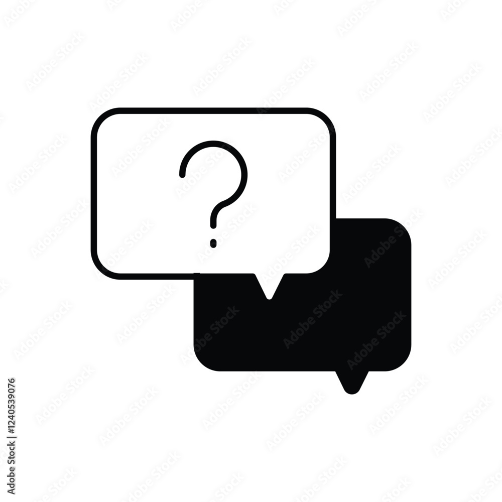 Support Message vector icon Support Message vector icon
