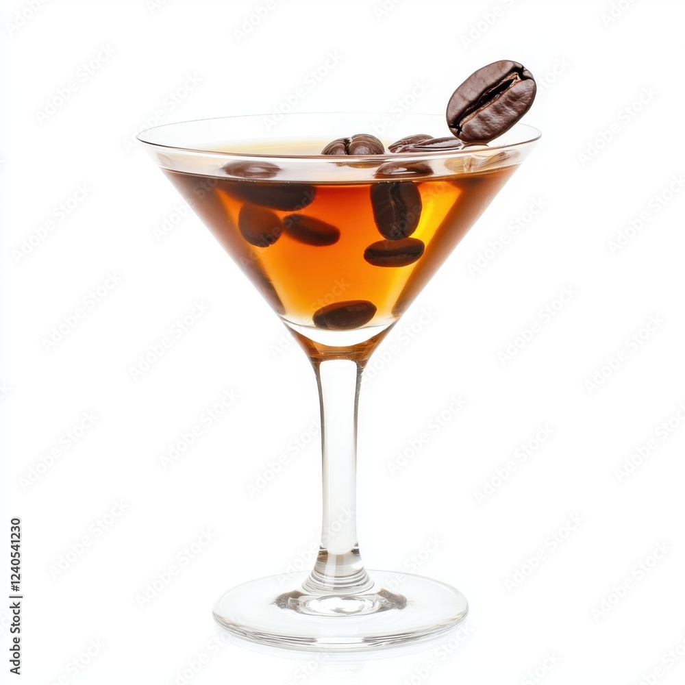 Cold brew with vodka served Cold brew with vodka served