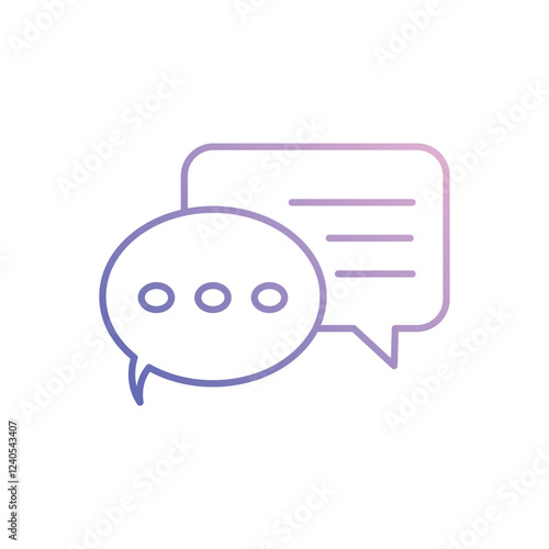 Commuication vector icon