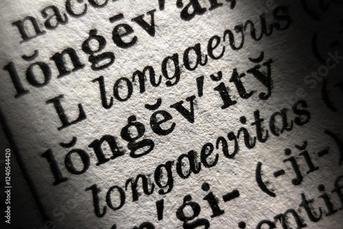 Definition of word truth on dictionary page, macro, close-up