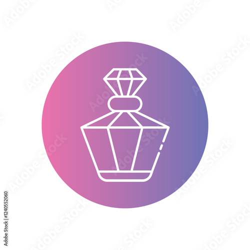 Perfume Bottle icon vector stock illustration