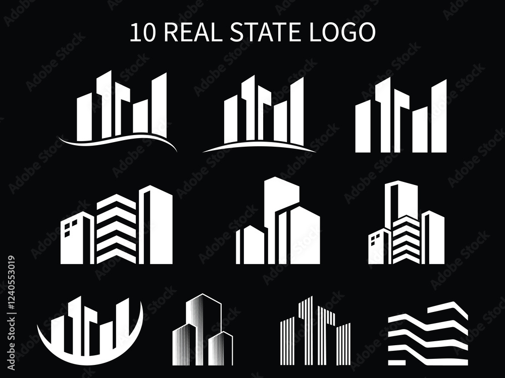 Obraz premium Real Estate Logo Template