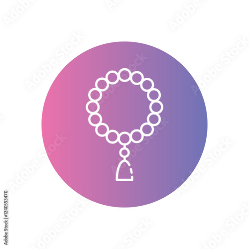 Beeds icon vector stock illustration