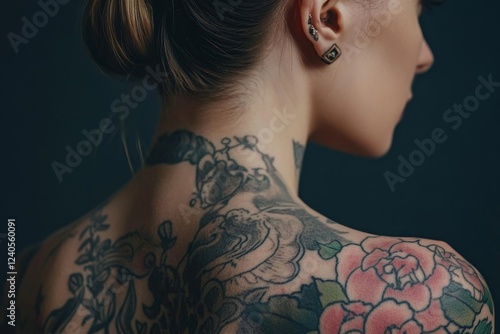 Tattoo Removal On Woman's Back, 