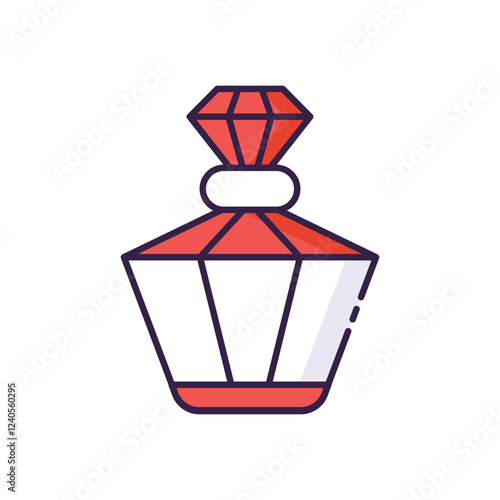 Perfume Bottle icon vector stock illustration