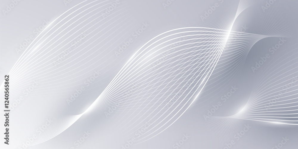Fototapeta premium white abstract background modern vector illustration