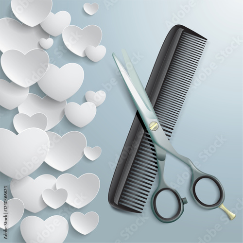 Friseursalon Valentinstagangebote 