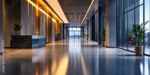 Modern Luxurious Hotel Lobby Interior Design