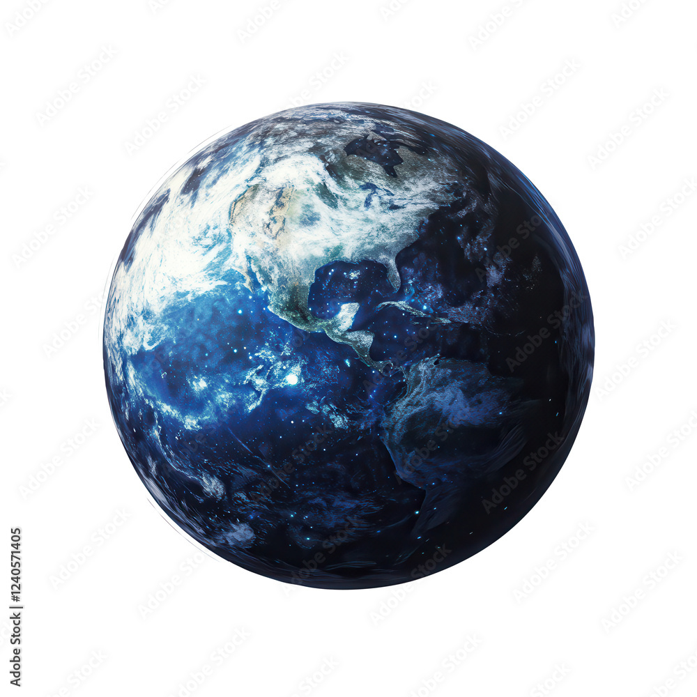 Earth globe, space background, isolated, planet, environmental Earth globe, space background, isolated, planet, environmental