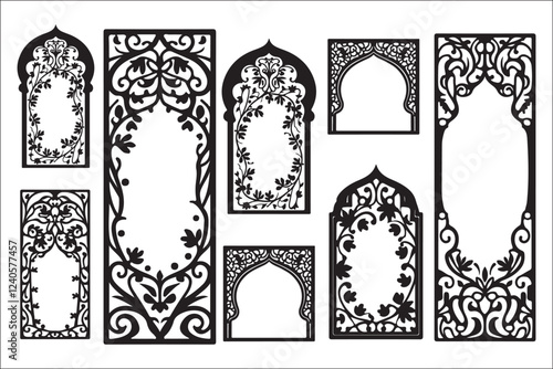 Elegant Ornamental Laser Cut Panels