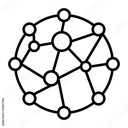 Nanotechnology Symbol.line