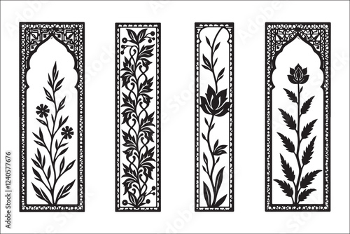 Elegant Ornamental Laser Cut Panels