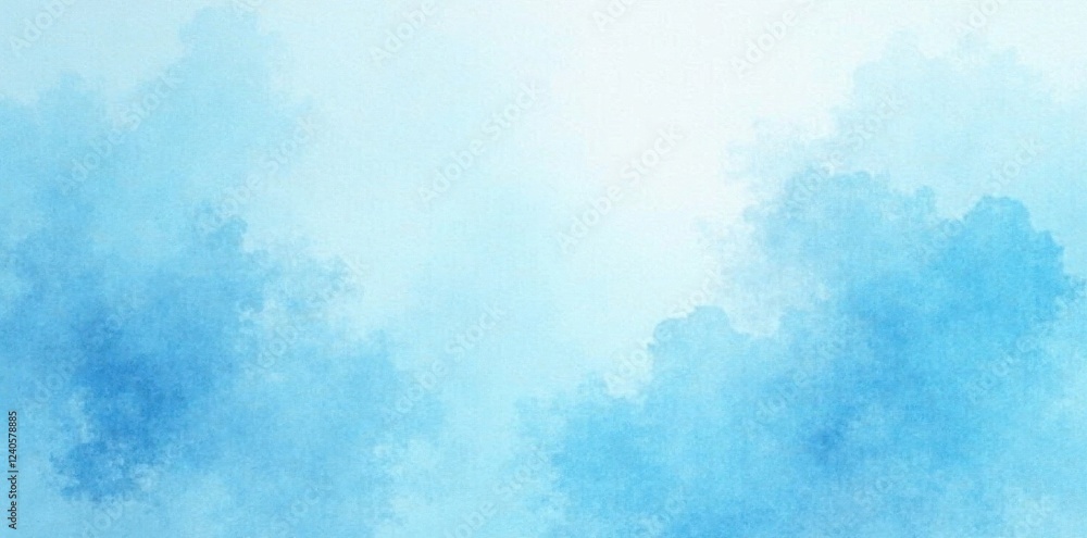 Soft, diffused light blue watercolor wash, ethereal texture, texture, simple, shade Soft, diffused light blue watercolor wash, ethereal texture, texture, simple, shade