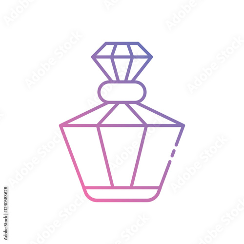 Perfume Bottle icon vector stock illustration