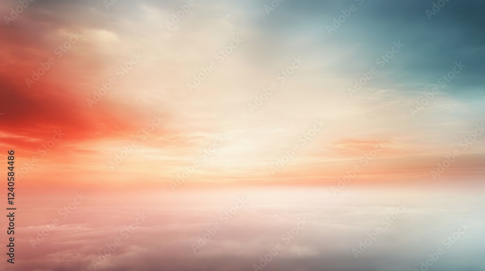 Ethereal Fog Creating Soft Atmosphere in Misty Background