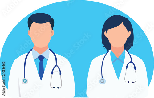 Doctor icon. Medical icons. Vector