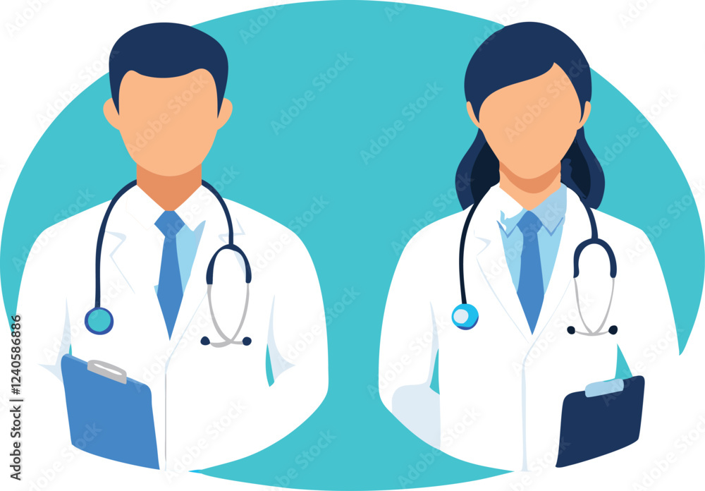 Obraz premium Doctor icon. Medical icons. Vector