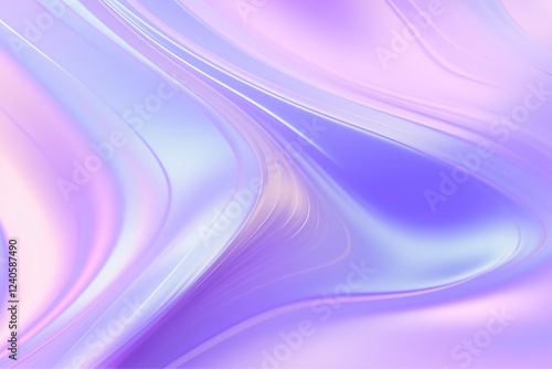 Wallpaper Mural Holographic waves background with pastel colors, abstract creative graphics Torontodigital.ca