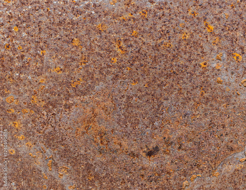 Rusty background, metal texture. Metal oxidizes with age. Rusty surfaces. Close-up from above. Rusty background, metal texture. Metal oxidizes with age. Rusty surfaces. Close-up from above.