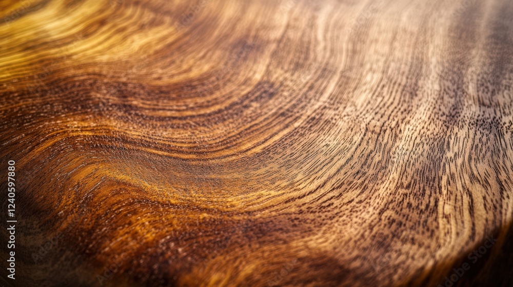 Fototapeta premium Close-up of Beautiful Wood Grain Patterns with Rich Colors and Texture
