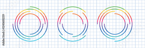 button abstraction, touch button, buttons for touch monitors and panels, round buttons with rotation