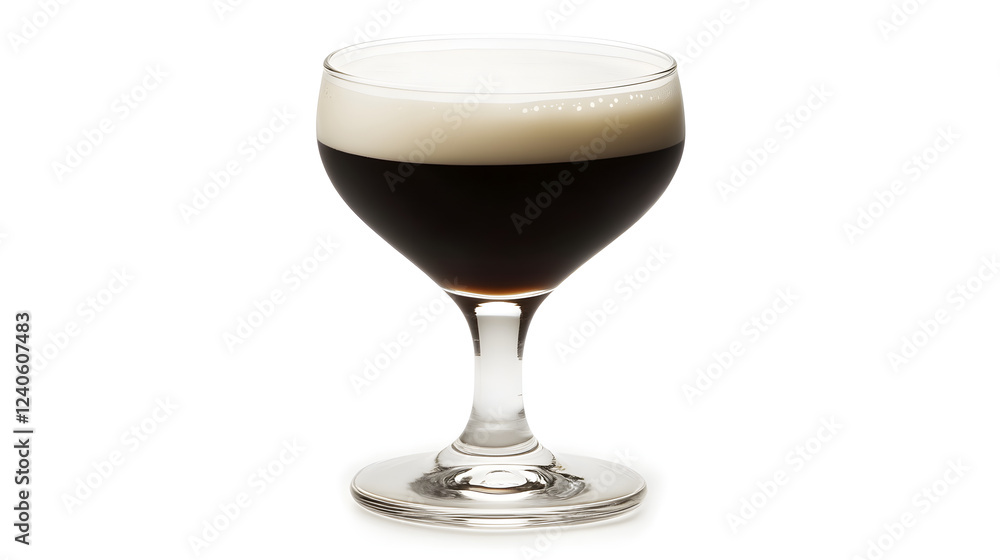 A dark and intense Russian Imperial Stout served in a snifter glass with a creamy foam. A dark and intense Russian Imperial Stout served in a snifter glass with a creamy foam.