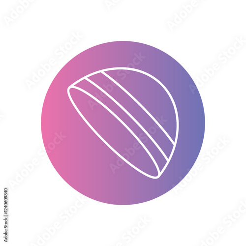 Muslim Cap icon vector stock illustration