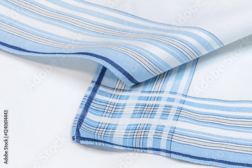 Obraz na płótnie Vintage stripped handkerchief for men. w salonie