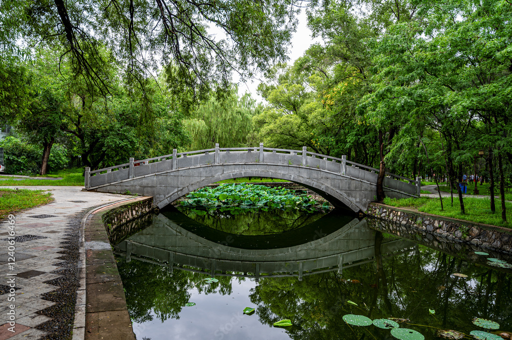 Scenery of Beiling Park in Shenyang, China Scenery of Beiling Park in Shenyang, China