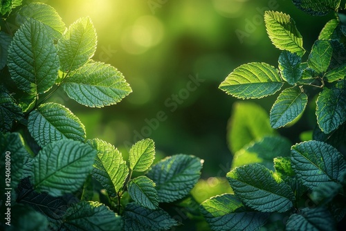 During the summer, garden green leaves provide a natural backdrop, ideal for a cover page showcasing greenery, environment, and ecology wallpaper