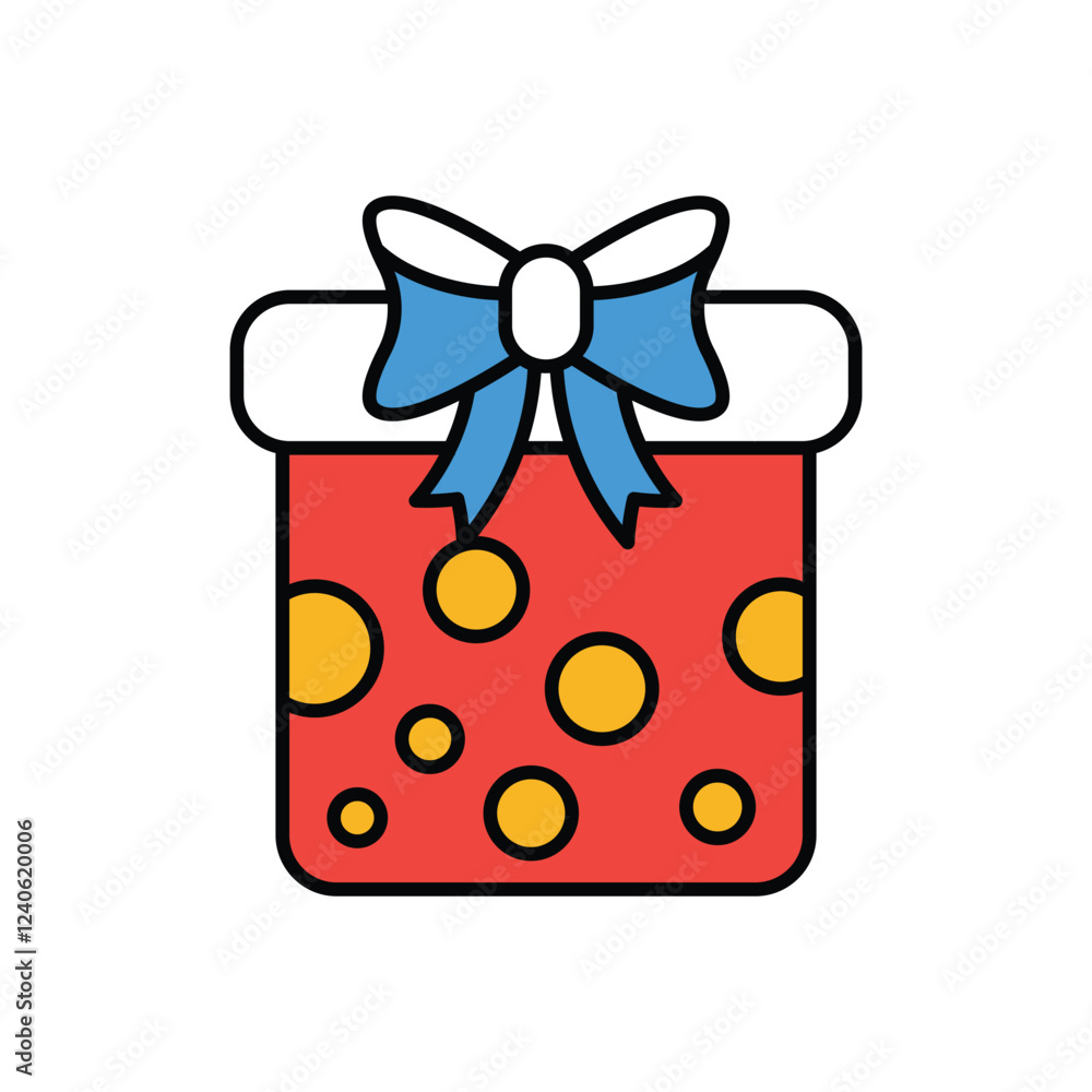 Gift Box icon vector stock illustration Gift Box icon vector stock illustration