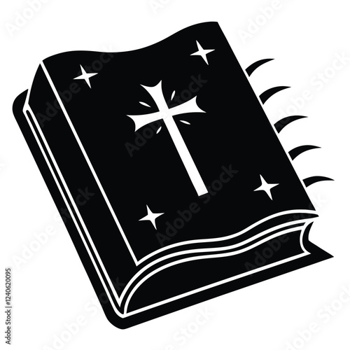 holy cross on a book