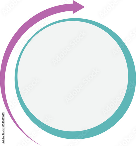 Infographic Circle Element Vector
