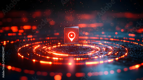 Discover Location Data Visualization:  Interactive Mapping with Glowing Effects photo