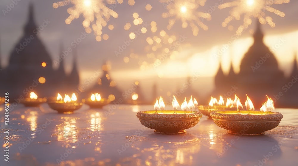 Banner design for diwali festival and podium,Diwali light decoration candle with fireworks,Stage,Product display Showcase design sparkle background,Deepavali,Dipavali,3D podium illustration. Banner design for diwali festival and podium,Diwali light decoration candle with fireworks,Stage,Product display Showcase design sparkle background,Deepavali,Dipavali,3D podium illustration.