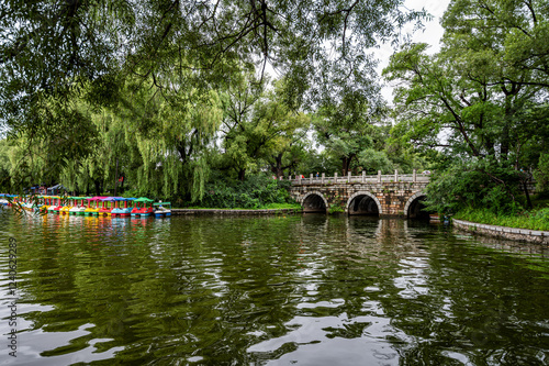 Tableau sur toile Scenery of Beiling Park in Shenyang, China