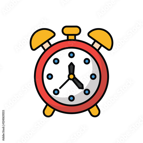 Alarm Clock icon vector stock illustration