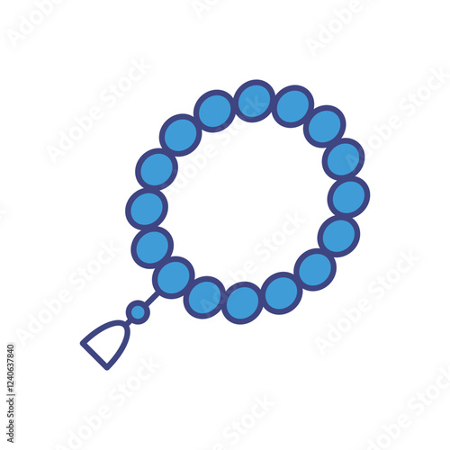 Rosary icon vector stock illustration