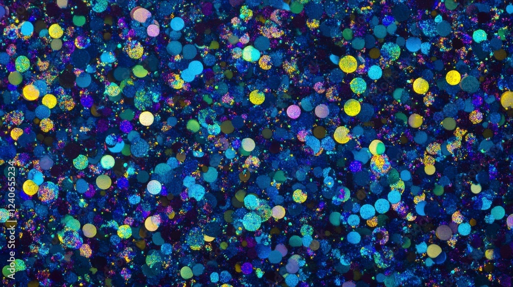 Naklejka premium Stunning Glitter Pattern Design: A Vibrant Celebration of Color and Light