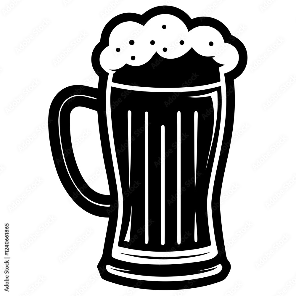 beer icon isolated on white background beer icon isolated on white background