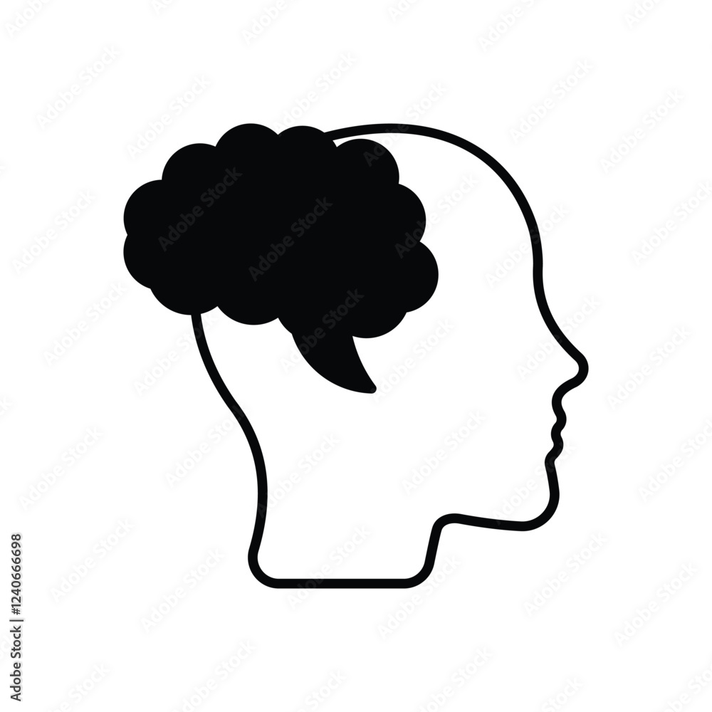 Open Mind vector icon Open Mind vector icon