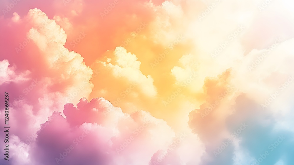 Pastel Cloudscape Sky Dreamy Colorscape Pastel Cloudscape Sky Dreamy Colorscape